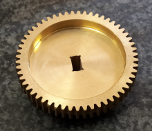Pièce usinée électroérosion roue 